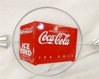 16X31 COKE ICE CHEST ARROW SIGN