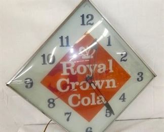 16IN ROYAL CROWN COLA DIAMOND CLOCK