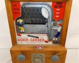 14X17 1CENT KICKER/CATCHER COIN OP GAME