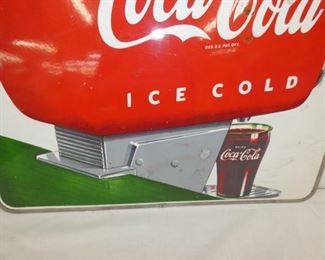 VIEW 6 27X28 PORC. COKE BOAT MOTOR SIGN