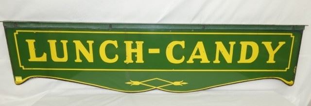 60X15 PORC. LUNCH-CANDY SIGN