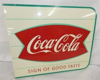 COKE FISHTAIL FLANGE SIGN