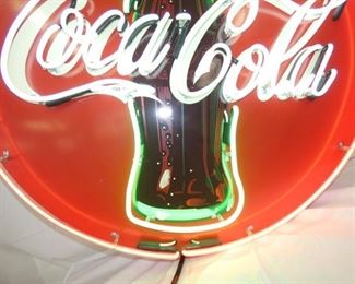 VIEW 4 3 COLOR COKE NEON SIGN