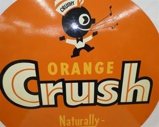 VIEW 3 WOODEN ORANGE CRUSH SIGN