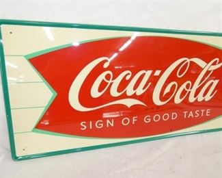 VIEW 3 LEFTSIDE COKE FISHTAIL SIGN