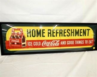 56X17 COKE REFRESHMENT PAPER AD