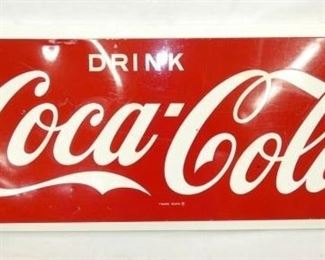 16X40 COCA COLA SLED SIGN