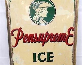 20X28 PENSUPREME ICE CREAM SIGN