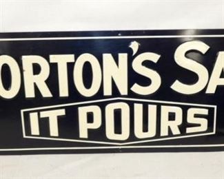 27X10 MORTONS SALT EMB. SIGN