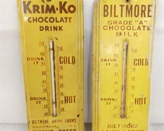 BILTMORE DAIRY THERMOMETERS