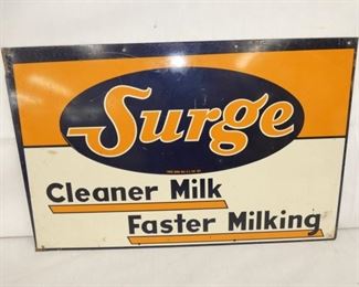 19X12 SURGE MILK SIGN