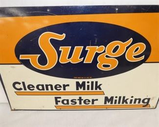 VIEW 2 CLOSEUP SURGE MILK SIGN