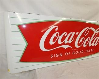 VIEW 3 LEFTSIDE COKE SLED SIGN FISHTAIL