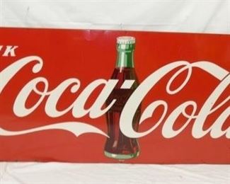 115X44 DRINK COCA COLA SIGN W/ BOTTLE