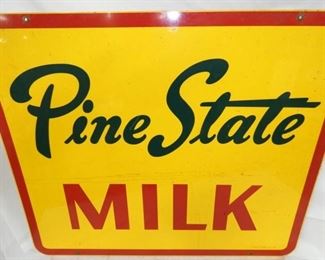 VIEW 4 36X30 1963 PINE STATE MILK SIGN