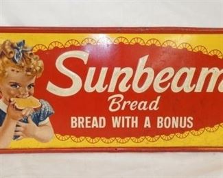 30X12 1967 EMB. SUNBEAM BREAD SIGN