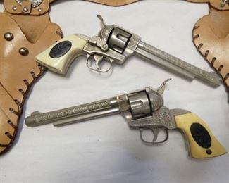 VIEW 4 MARSHALL PISTOLS W/ HOLSTER