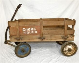 CHORE TRUCK WOODEN WAGON