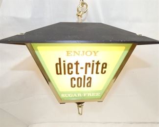 9X12 REVOLVING DIET RITE COLA LIGHT