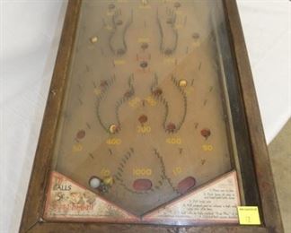 16X31 EARLY 1CENT MARBLE PIN BALL
