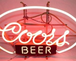 24X15 COORS BEER NEON