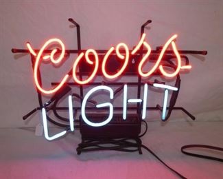 21X17 COORS LIGHT NEON