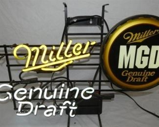 33X21 MILLER GENUINE DRAFT NEON