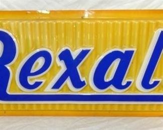 49X18 EMB REXALL INSERT SIGN