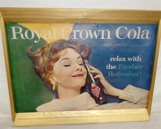 35X27 ROYAL CROWN COLA CARDBOARD