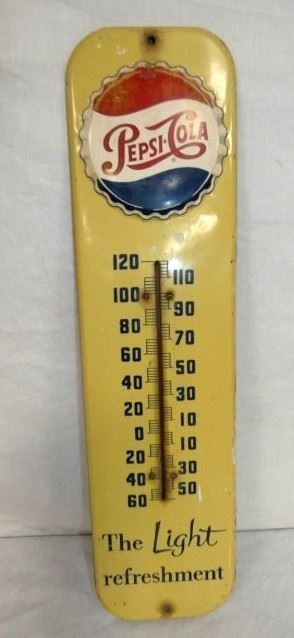 8X27 EMB PEPSI COLA THERMOMETER