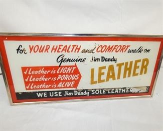 VIEW 3 20X9 LIGHTED LEATHER SIGN