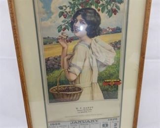 17X29 1926 MCCORMICK DEERING CALENDAR