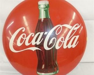 24IN PORC COKE BUTTON W/ BOTTLE