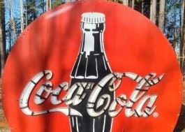VIEW 5 CLOSE TOP 16FT. COKE CAN SIGN