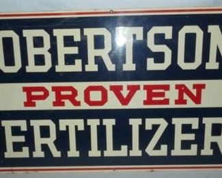 48X24 ROBERTSON PROVEN FERTILIZER SIGN