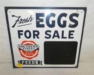 16X16 SOUTHERN STATES EGGS SIGN