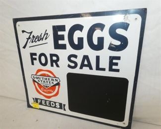 VIEW 2 CLOSE UP EGG PRICING SIGN