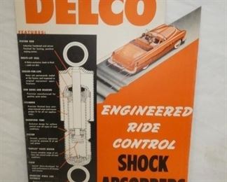 18X24 DELCO SHOCK ABSORBERS CARDBOARD