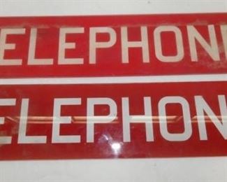 26X5 GLASS TELEPHONE INSERTS