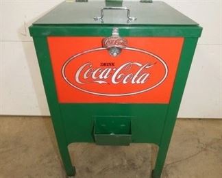 17X31 COCA COLA COOLER W/ OPENER