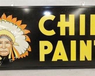 28X13 DS CHIEF PAINTS W/ CHIEF SIGN