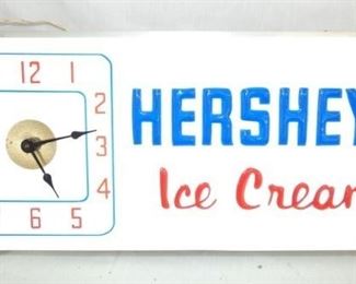 24X12 HERSHEYS LIGHTUP CLOCK