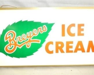 25X12 BREYERS ICE CREAM LIGHTUP