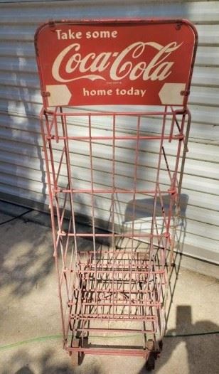 COKE CARTON BOTTLE RACK