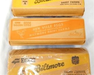 BILTMORE OLD STOCK EGG CARTONS