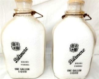 1G. BILTMORE MILK BOTTLES