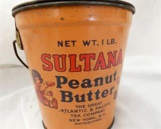 1LB SULTANA PEANUT BUTTER TIN