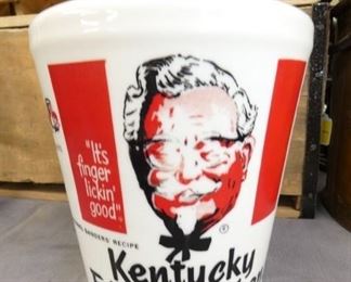 8 1/2 X 10 GLASS KENTUCKY FRIED CHICKEN