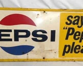 31X12 SAY PEPSI PLEASE SIGN