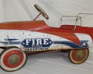 MURRAY FIRE DEPARTMENT PEDAL CAR